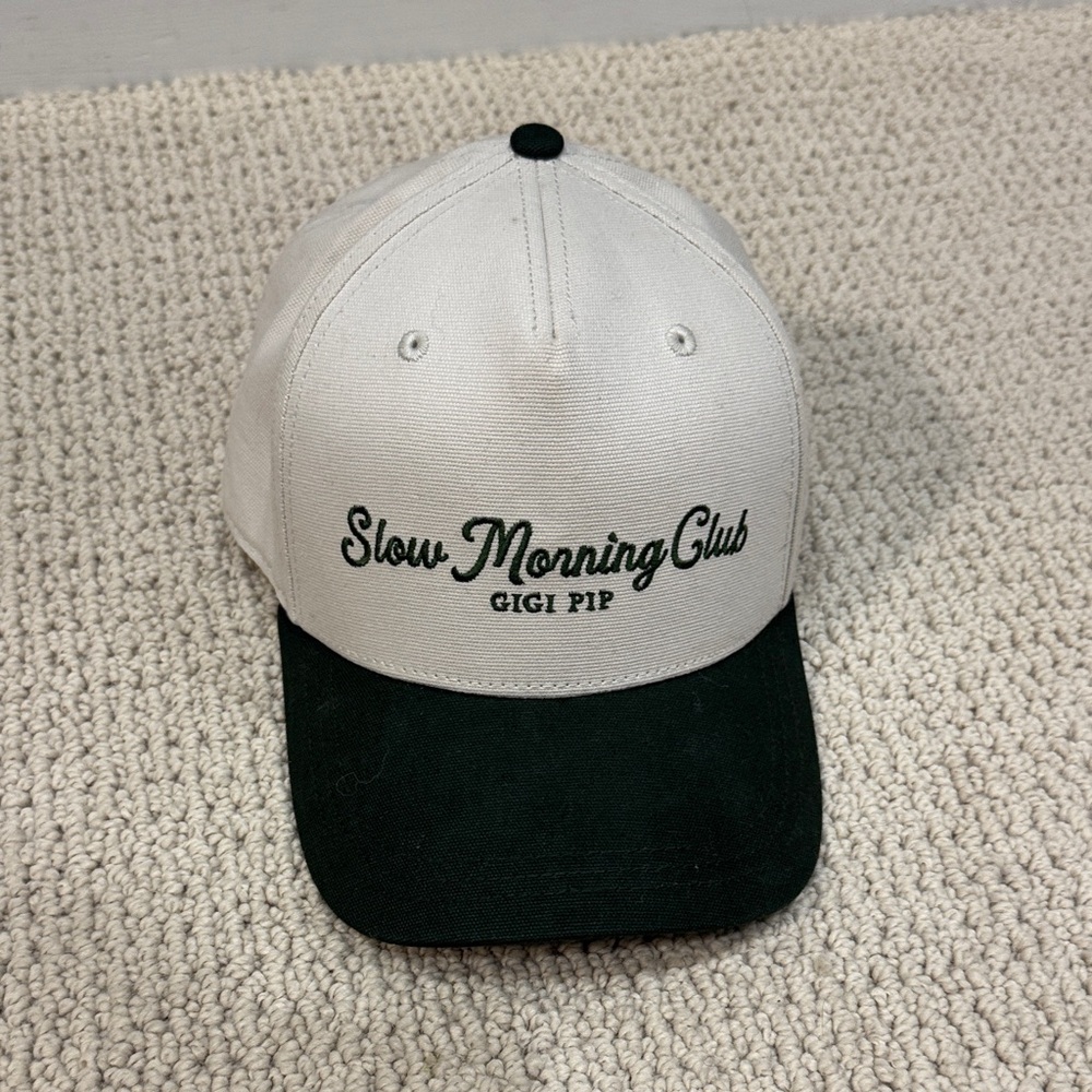 GIGI PIP Cream and Black Baseball Cap